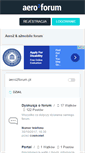 Mobile Screenshot of aero2forum.pl